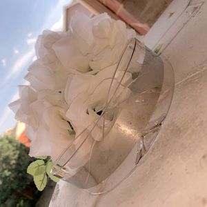 Clear transparent sunglasses